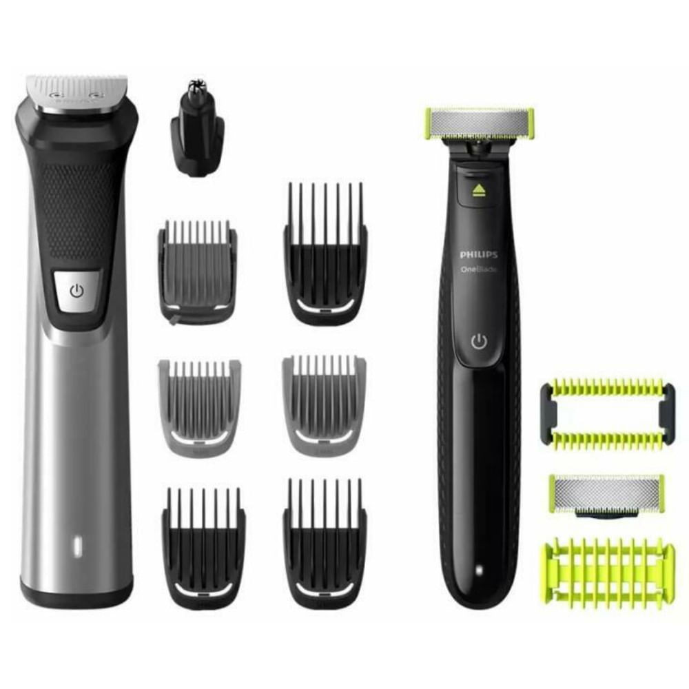 Set trimmer Philips Series 9000 MG9720 / 90, rezistent la apa, otel inoxidabil, atasamente, negru / 