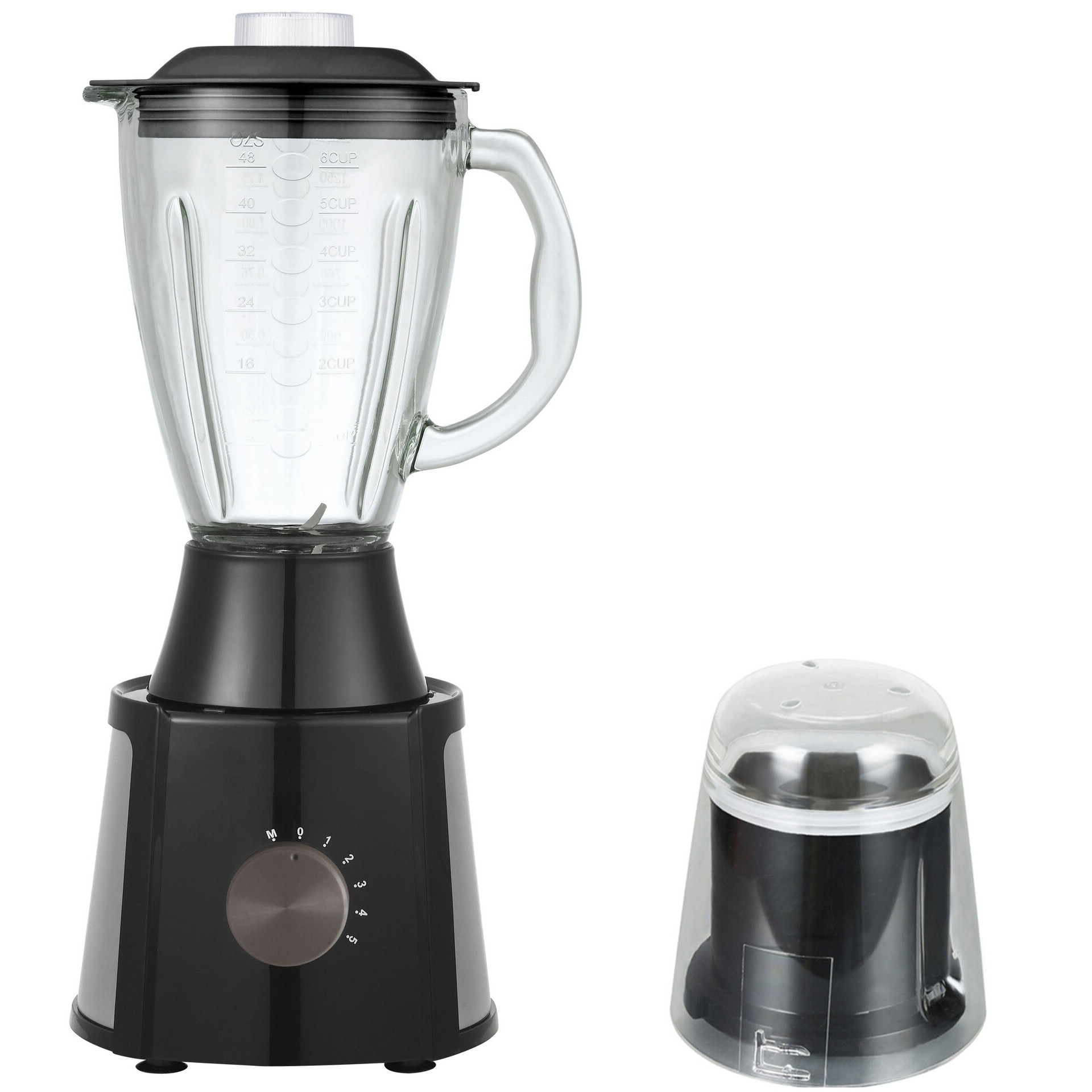 Blender si tocator 2 in 1 Elite VB-1180, 350W, 5 viteze +Pulse, Negru