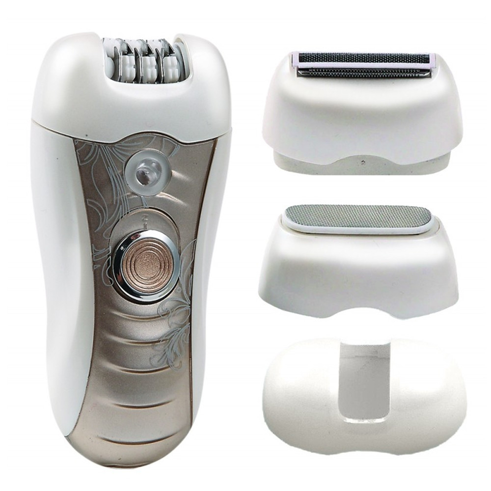 Epilator 4 in 1 Elite EP-0427, 35 min., Indicator luminos, Atasamente, Gri