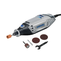 Права шлайфмашина Dremel F 013 300 0JC, 130 W, 10000-33000 об., Диаметър 0.8-3.2 мм, Сребрист