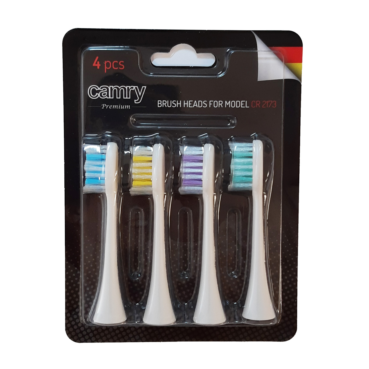 Capete de inlocuire pentru periuta de dinti electrica Camry CR 2173.1,  4 buc, Multicolor