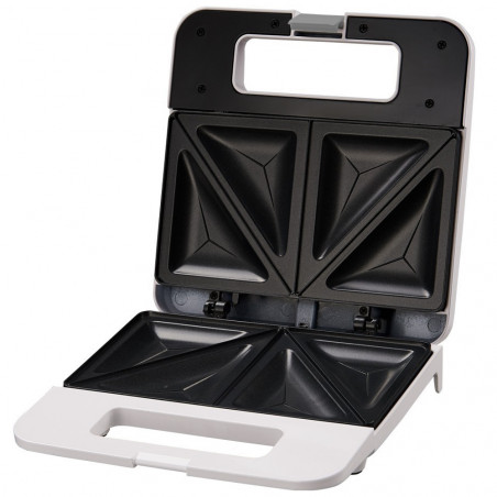 Сандвич тостер Esperanza EKT010W Parmigiano, 1000W, Четири сандвича, Тефлонови плочи, Бял