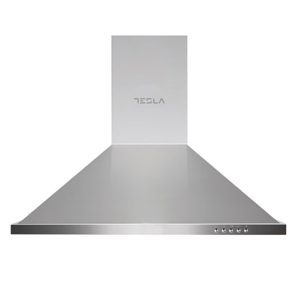 Абсорбатор Tesla DC600SX, Коминен, 125 W, 400 m3/h, 2 алуминиеви филтъра, 62 dB, 3 скорости, Инокс