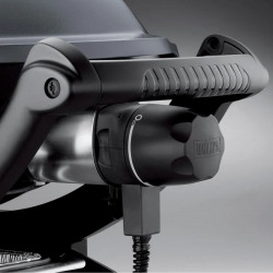 Gratar electric Weber Q1400 WB 52020079, 2200 W, 43x32 cm, Carcasa aluminiu turnat, Tava grasimi, Gri