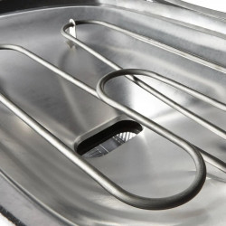 Електрическо барбекю Weber Q1400 WB 52020079, 2200 W, 43x32 cm, Капак и корпус от лят алуминий, Подвижна тава за мазнини, Тъмносив