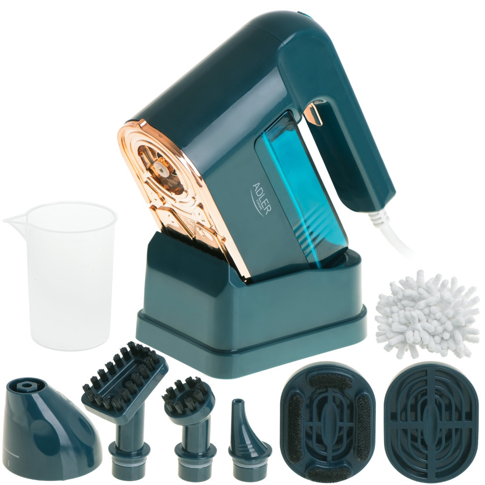 Парочистачка Adler AD 7050, 1200 W, 22ml/min, IPX4, 120 ml, Аксесоари, Зелен