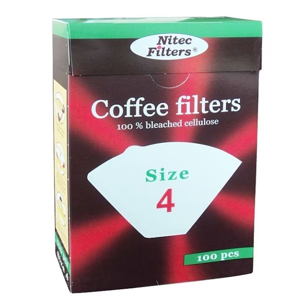 Filtre din hartie pentru cafetiera Nitec K04, 4 х 100 buc.