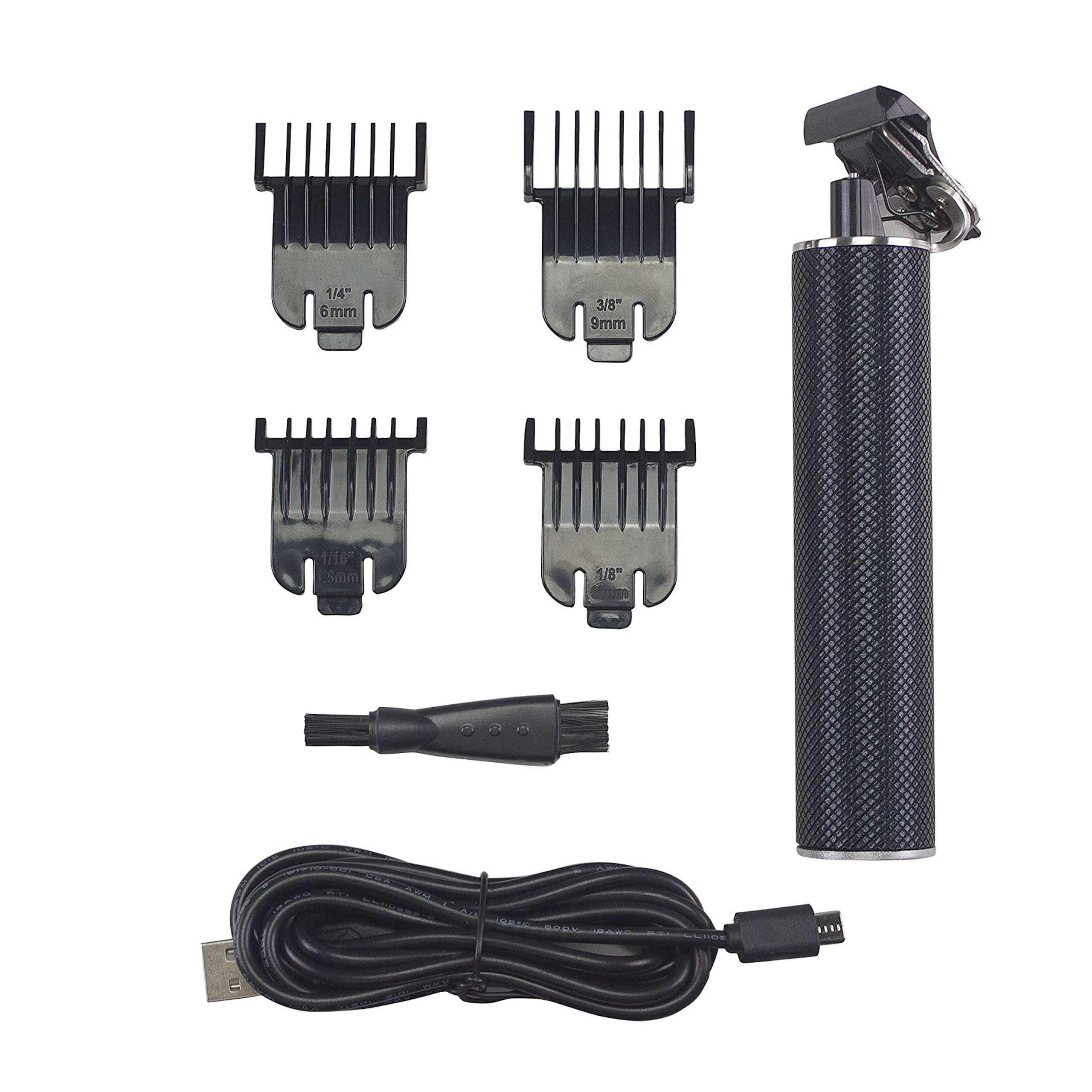 Тример Beper P304CAP001, Безжичен, Li-Ion 6000 mAh, USB, 4 приставки, IPX5, Черен