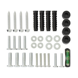 Esperanza ERW014 TV Mount, Wall-Mounted, 26–70 inches, Max. 30 kg, VESA 400x400, Black