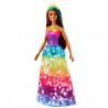 Barbie Dreamtopia Doll, 29 cm, with a sparkly top and colorful skirt, Multicolored