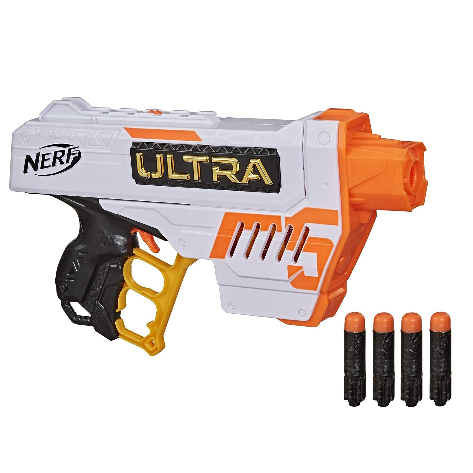 Pistol blaster Nerf PN00048384 Ultra Five, Alb/Portocaliu