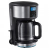 Russell Hobbs 20680-56 Buckingham Coffee Maker, 1000 W, 10 cups, 1.25 L, 24-hour timer, Anti-drip system, Black/Silver