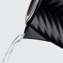 Russell Hobbs 26380-70 Electric Kettle, 2400 W, 1.7 L, Rapid Boil, 3D Design, Spill-Proof Spout, Black