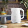 Russell Hobbs 26381-70 Electric Kettle, 2400 W, 1.7 L, Rapid Boil, 3D Design, Spill-Proof Spout, White