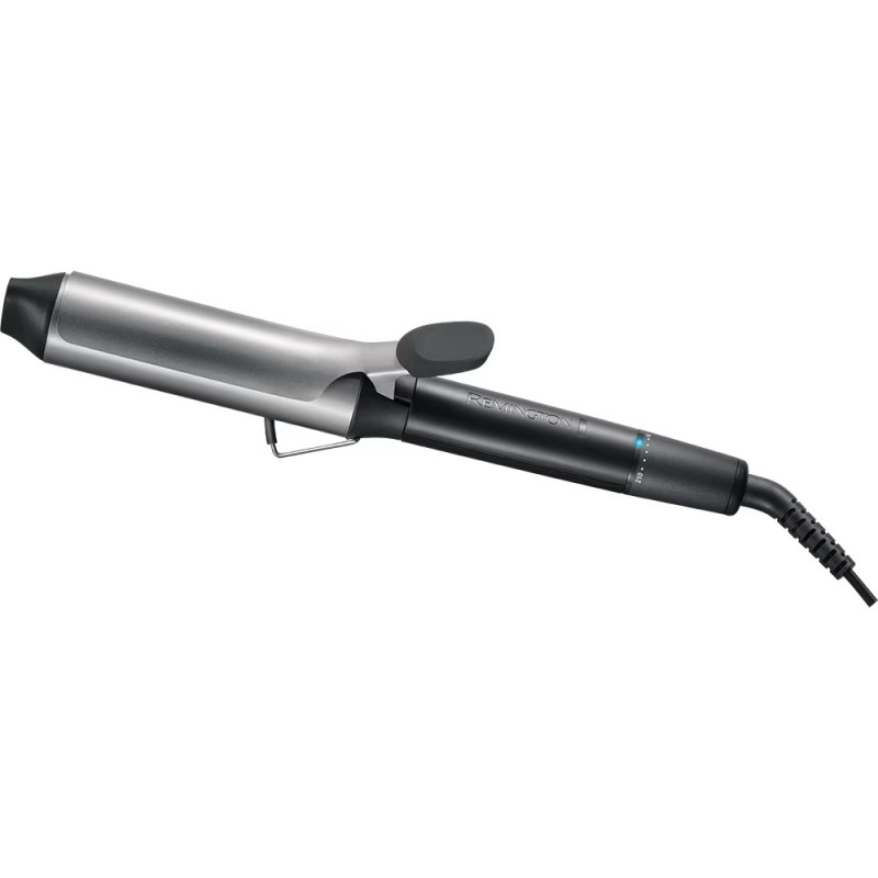 Маша за къдрене Remington Ci5538 Pro Big Curl, 56 W, 8 нива на температура, Max 210C, Студен връх, Бързо загряване, Черен/сив