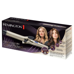 Remington Advanced Colour Protect CI8605 Hair Straightener, Ceramic with Shea Butter, UV Filters, Smart Sensor, LCD, Max 210°C, 32 mm, Gold