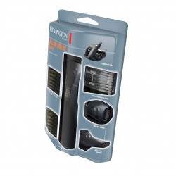 Remington PG6030 Hair Trimmer Set, Rechargeable, 4 Attachments, 2 Combs, Self-Sharpening Blades, Black