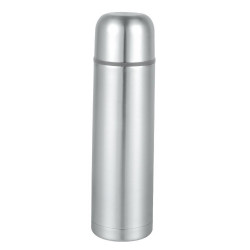 Rosberg R52010B Thermos, 500 ml, Double-walled, Case and Cup, Stainless Steel