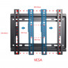 Стойка за телевизор Esperanza ERW005, Стенен монтаж, От 14 до 50 inch, Макс 25 кг, Vesa 200x200, Черен