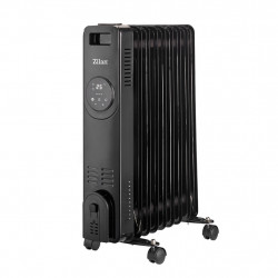 Маслен радиатор Zilan ZLN8416, 2000 W, 9 ребра, 3 степени, Дистанционно управление, Термостат, Черен