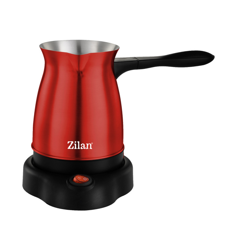 Електрическо джезве Zilan ZLN3627, 800W, 0.350 ml, Светлинен индикатор, Червен