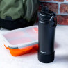 Klausberg KB 7637 Insulated Bottle, 720 ml, Double-walled, Stainless Steel, Black