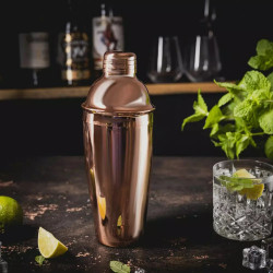 Shaker cocktail Klausberg KB 7650, 750 ml, Roz/Auriu