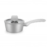 Royalty Line T010-Silver Cookware Set, 10 pieces, Marble Finish, Induction Compatible, Silver