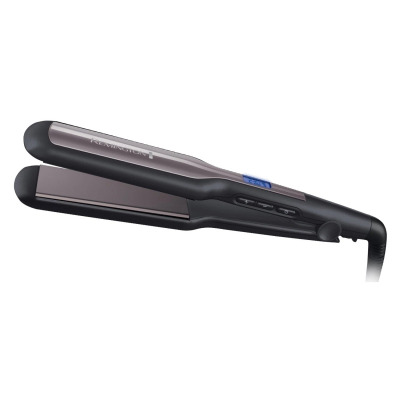 Πρέσα μαλλιών Remington S5525 PRO-CERAMIC EXTRA, Φαρδιές πλάκες, Μπούκλες, Tαχεία προθέρμανση, οθόνη LED