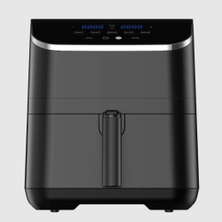 Midea MF-CN55D2 Hot Air Fryer, 1700W, 8 Programs, 4.8L, DUALCYCLONE Rapid Air Technology, Timer, Black