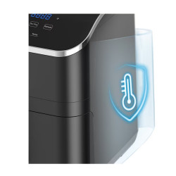 Midea MF-CN55D2 Hot Air Fryer, 1700W, 8 Programs, 4.8L, DUALCYCLONE Rapid Air Technology, Timer, Black