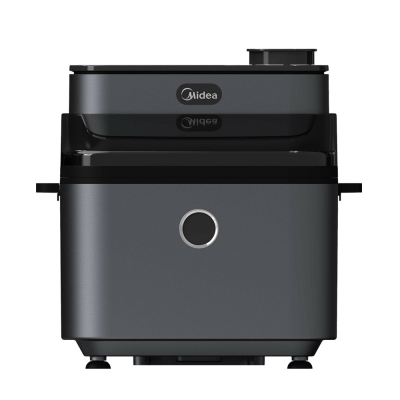 Midea MF-CY75A2 Hot Air Fryer, 1700W, 7.3L, LED Display, Dehydration, JuicyCrispy Technology, Gray