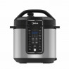 Multicooker sub presiune Midea MY-CS6037WPB, 1000W, 5.7L, 60KPa, Timer, 13 Programe, Inox/Negru