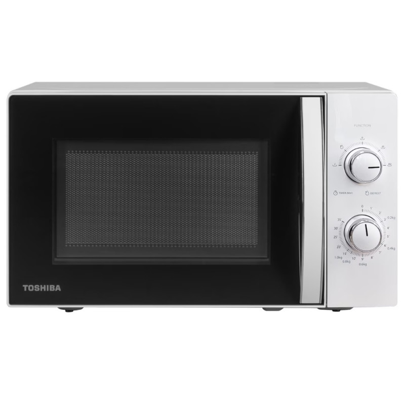 Φούρνος μικροκυμάτων Toshiba MW-MM20P(WH), 800W, 20L, LED φωτισμός, Απόψυξη , Χρονοδιακόπτης, Λευκό