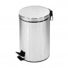 Cos de gunoi cu pedala Rosberg R53007A8, 8L, Otel inoxidabil, Inox