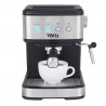 Oliver Voltz OV51171F Espresso Machine, 1.2 L, 20 bar, 1100 W, Crema Disc, Black/Stainless Steel