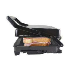 Τοστιέρα - Grill Beper P101TOS500, 2200W, Αντικολλητική επίστρωση, Ανοιγμα πλακών 180, Inox