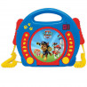 CD player LEXIBOOK RCDK100PA Paw Patrol, Jack pentru casti, Maner, LED, Karaoke, Programare, Multicolor