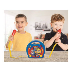 CD плейър LEXIBOOK RCDK100PA Paw Patrol, Жак за слушалки и дръжка за носене, LED, Караоке, Програмиране, Многоцветен