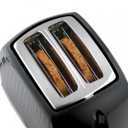 Russell Hobbs 26061-56 Toaster, 850W, 2-slice, High Lift, Wide Slots, Defrost, Black