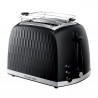 Russell Hobbs 26061-56 Toaster, 850W, 2-slice, High Lift, Wide Slots, Defrost, Black