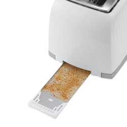 Russell Hobbs 26060-56 Toaster, 850W, 2-slice, High-lift, Wide slots, Defrost, White