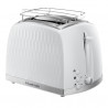 Russell Hobbs 26060-56 Toaster, 850W, 2-slice, High-lift, Wide slots, Defrost, White
