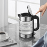 Βραστήρας Xiaomi Electric Glass Kettle, 2200 W, 1.7l, Гυαλί, Αυτόματη απενεργοποίηση, LED, Μαύρο