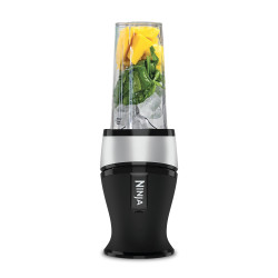 Blender vertical Ninja NINJA QB3001EUS, 700W, 2x470 ml, 18000 rpm, Fructe intregi, Negru/Gri