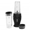 Blender vertical Ninja NINJA QB3001EUS, 700W, 2x470 ml, 18000 rpm, Fructe intregi, Negru/Gri