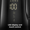 AENO EK7S AEK0007S Electric Kettle, 1.7L, WiFi, STRIX Protection, LED Display, Touch Screen, Black