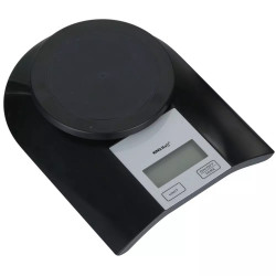 Kinghoff KH 1828 Kitchen Scale with Bowl, 5 kg, 2 L, LCD Display, TARE, Black