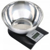 Kinghoff KH 1828 Kitchen Scale with Bowl, 5 kg, 2 L, LCD Display, TARE, Black