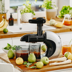 Αποχυμωτής Slow juicer Adler AD 4130, 150W, 650 ml, 90-105 σ.α.λ, Γκρι